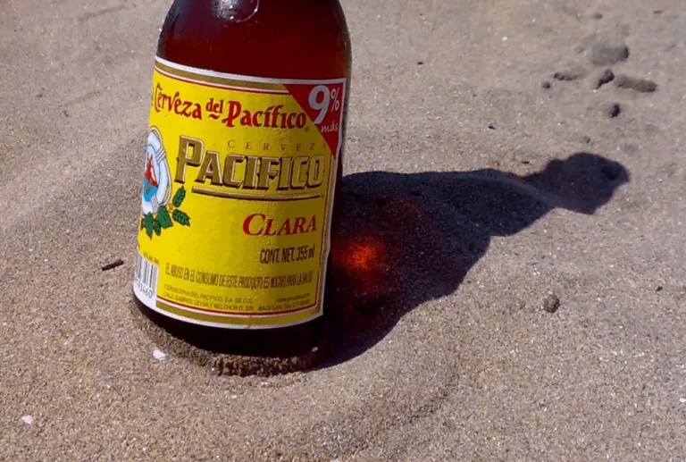 Bottle of Pacifico beer